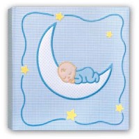 ALBUM BABY BOOK BLUE 25X25/30